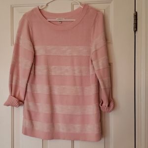 Pink knit sweater